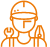 orange technician icon