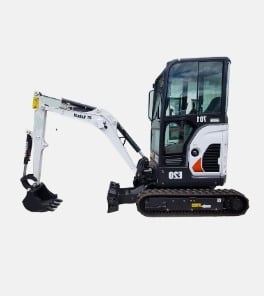 Image depicts the Bobcat E20 Excavator