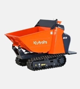 Image depicts the Kubota KC70 power wheelbarrow