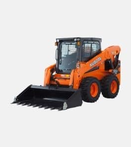 Image depicts the Kubota SS75 steer loader