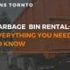 Bins Toronto garbage bin rental