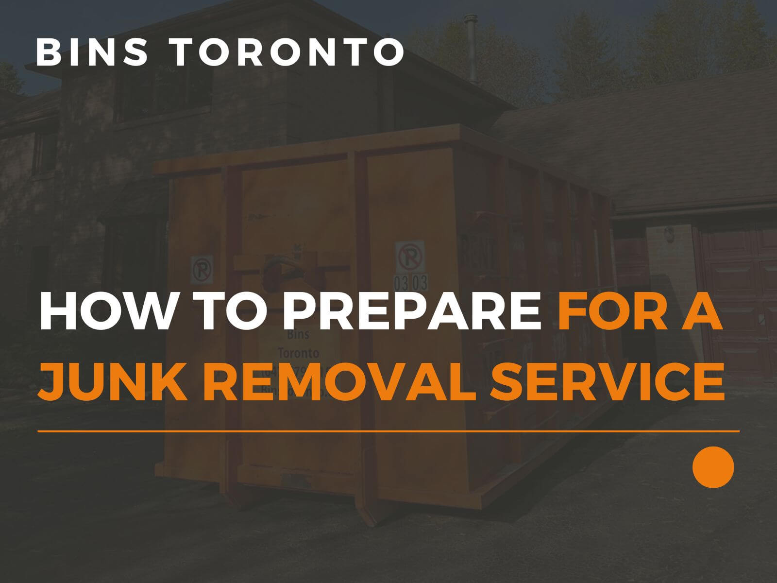 how to prepare for junk removal service
