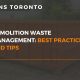 demolition waste management