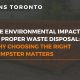 the environmental impact of proper waste disposal