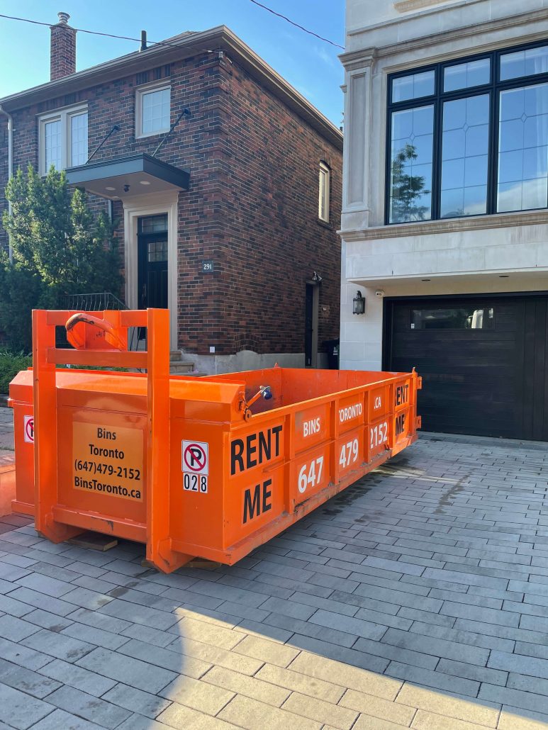 4 yard dumpster bin to rent