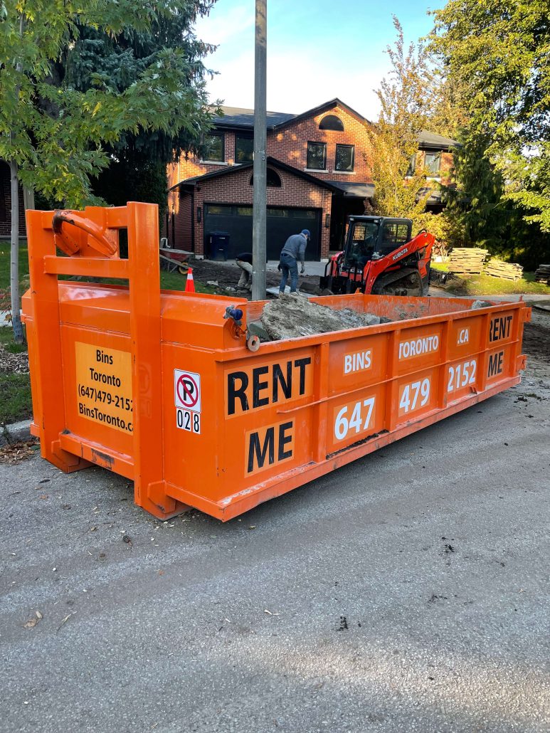 mini roll off dumpster to rent