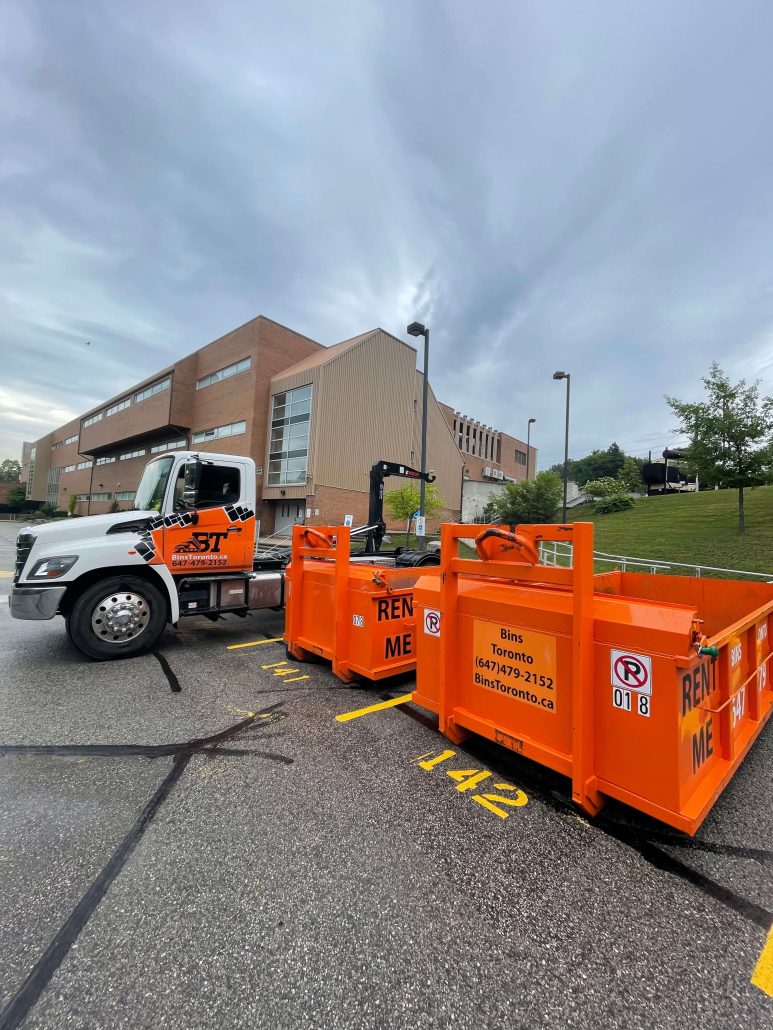 bin rentals for bricks and stone