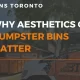 why aesthetics of dumpster bins matter