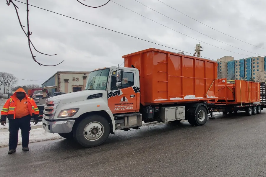 where to place dumpster in hamilton