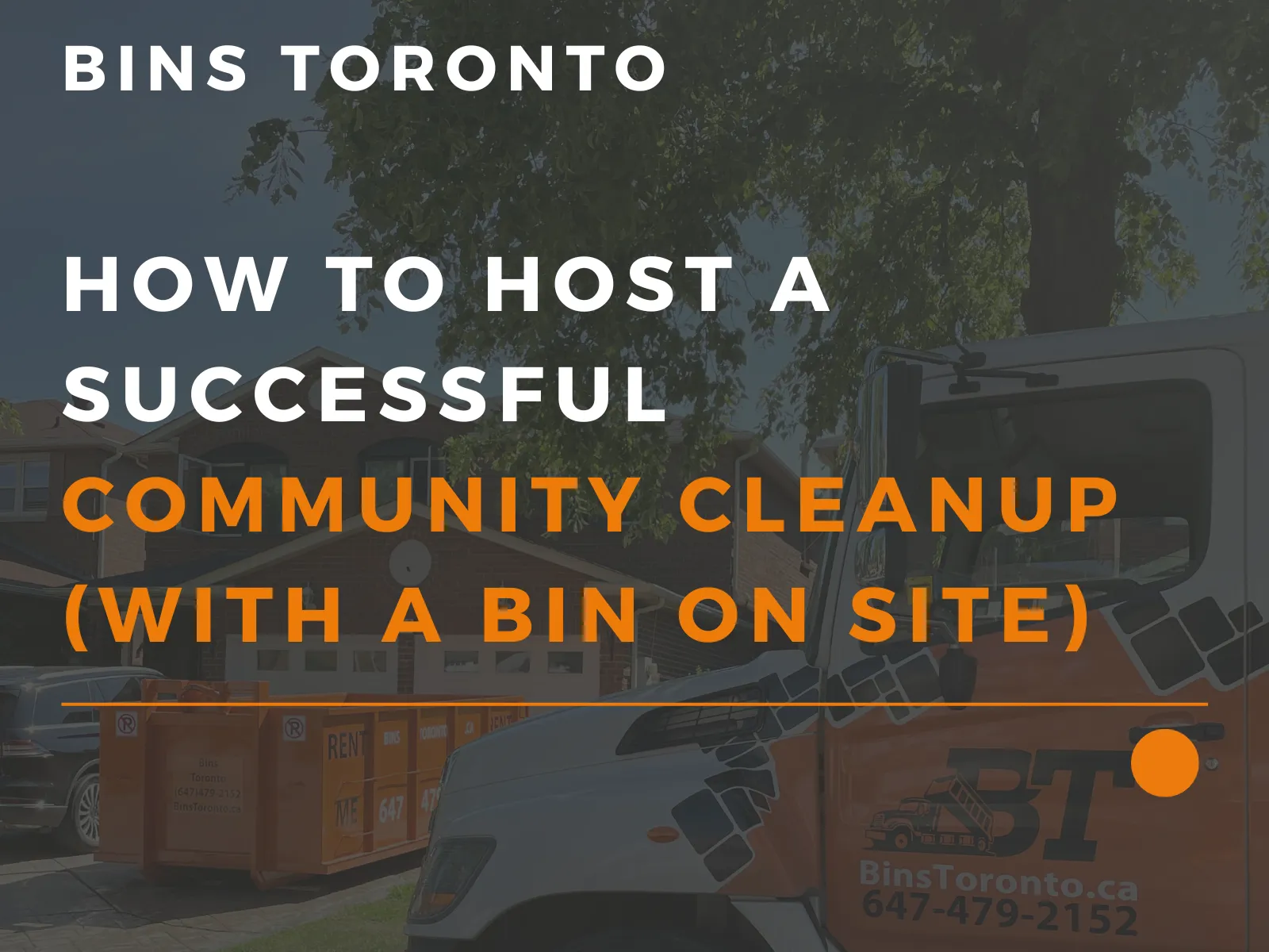 community cleanup bin rental toronto