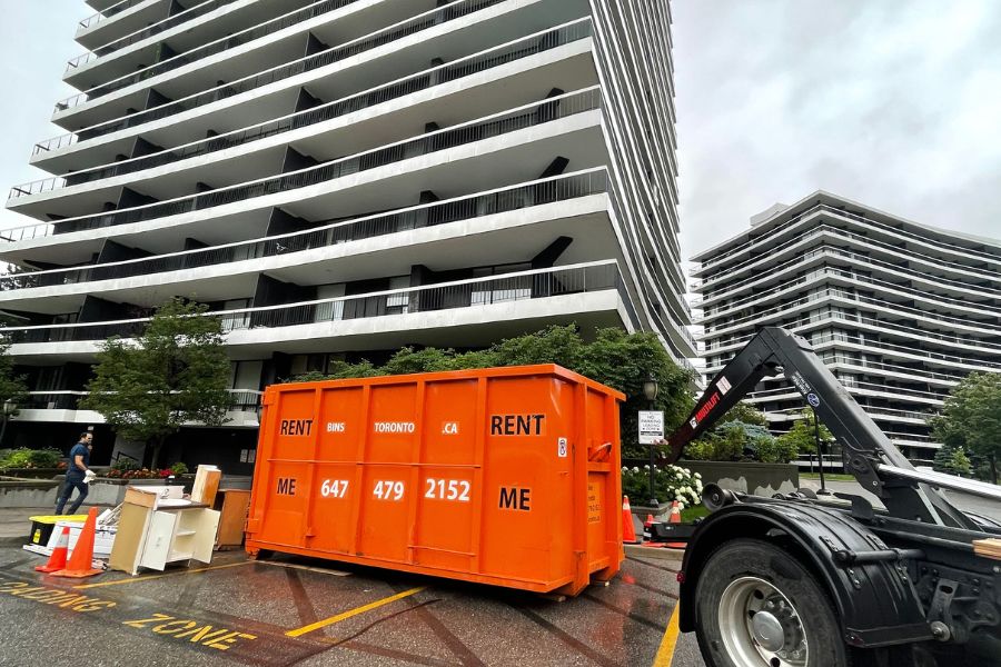 sorting tenant items before disposal