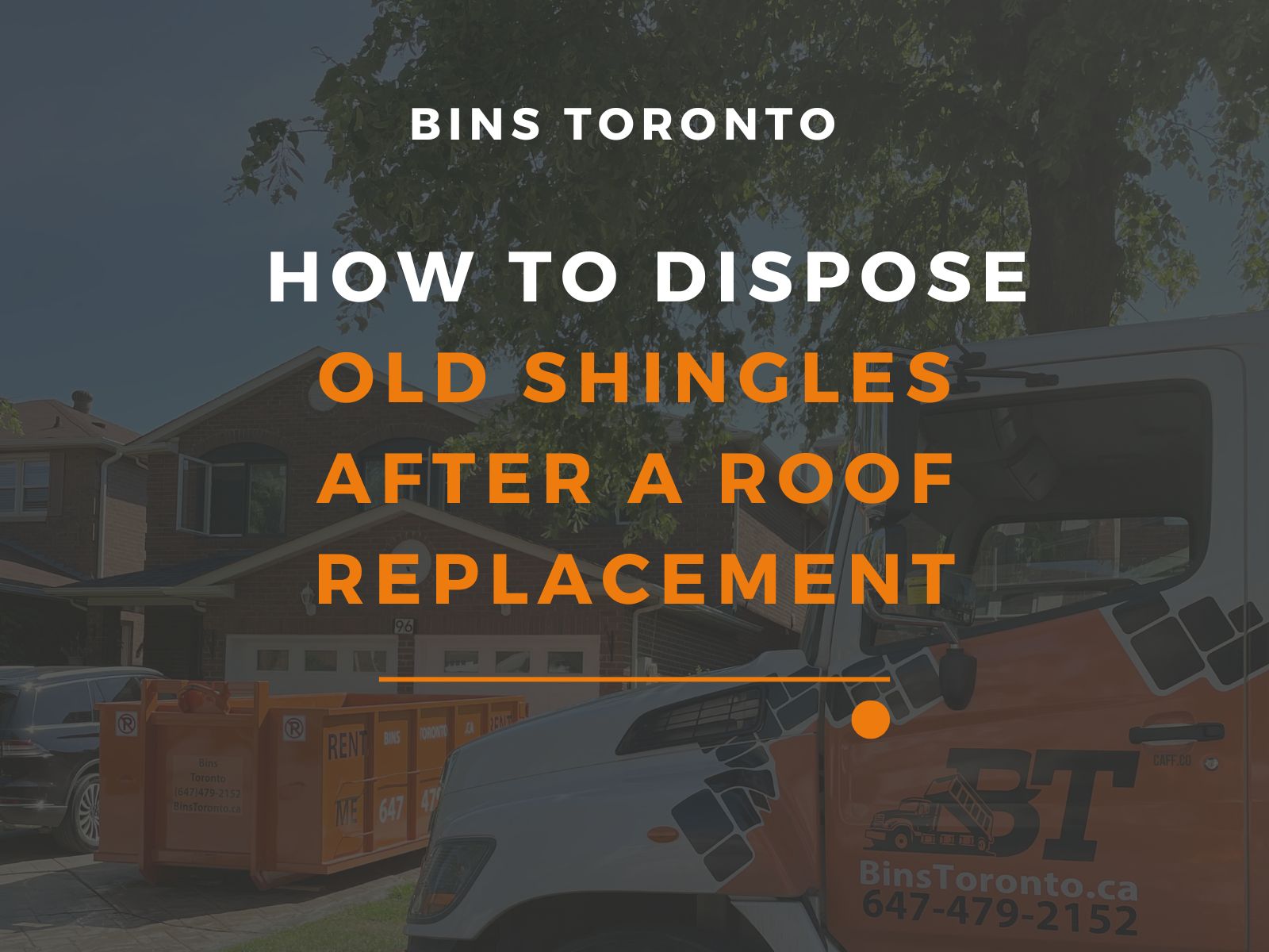 dispose old shingles toronto