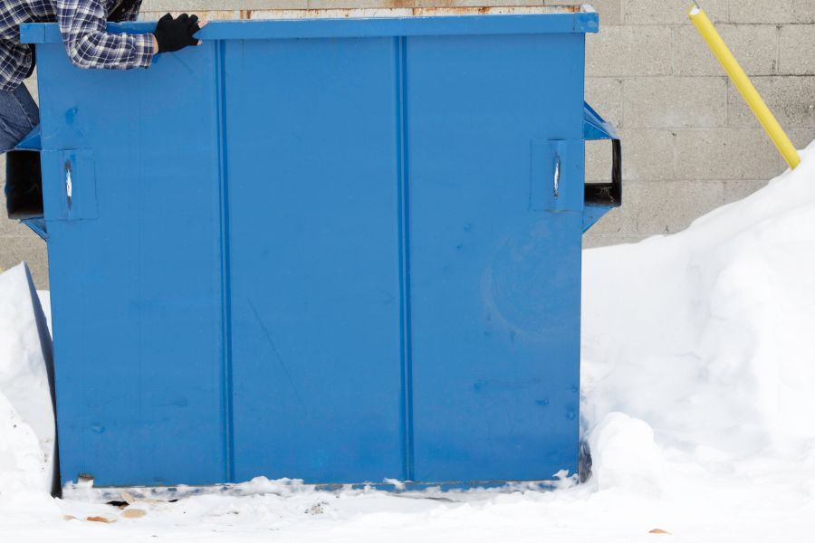 winter bin loading safety gloves boots