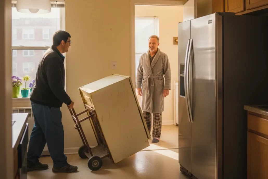 haul away services for old freezers