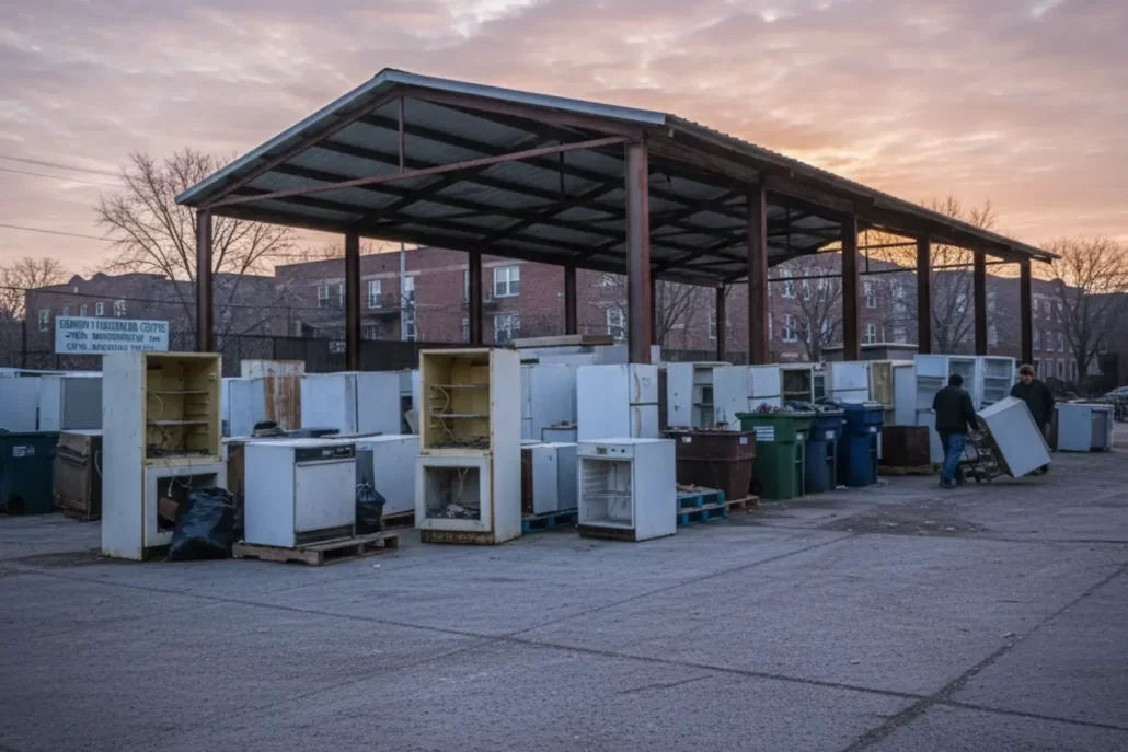 recycling centres for old refrigerators