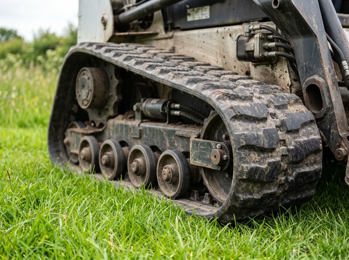 MT100 track loader turf undercarriage system