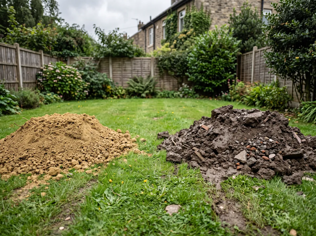 soil removal french drain soil pile soil removal french drain soil pile